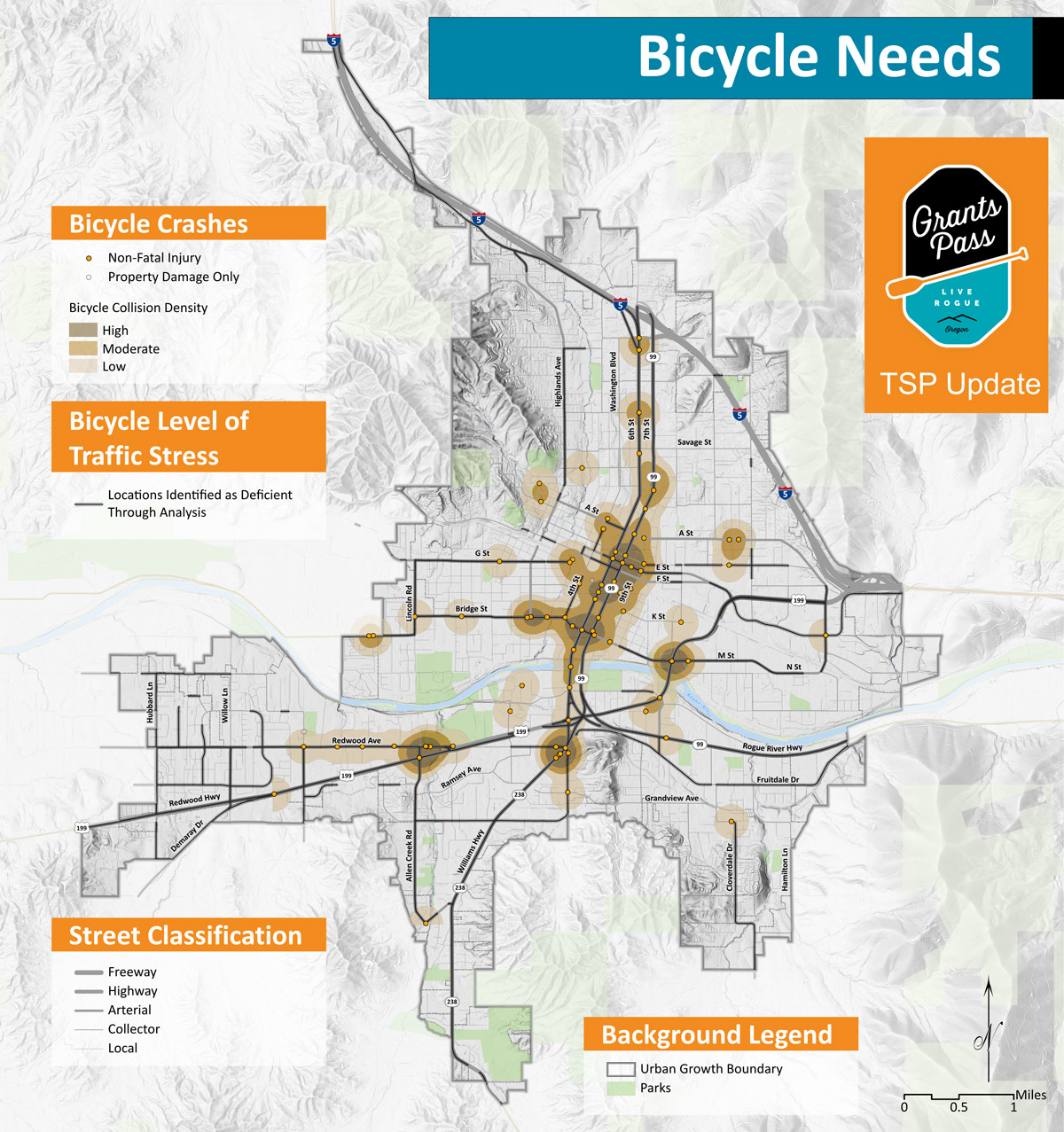  Bicycle Network Needs Map
