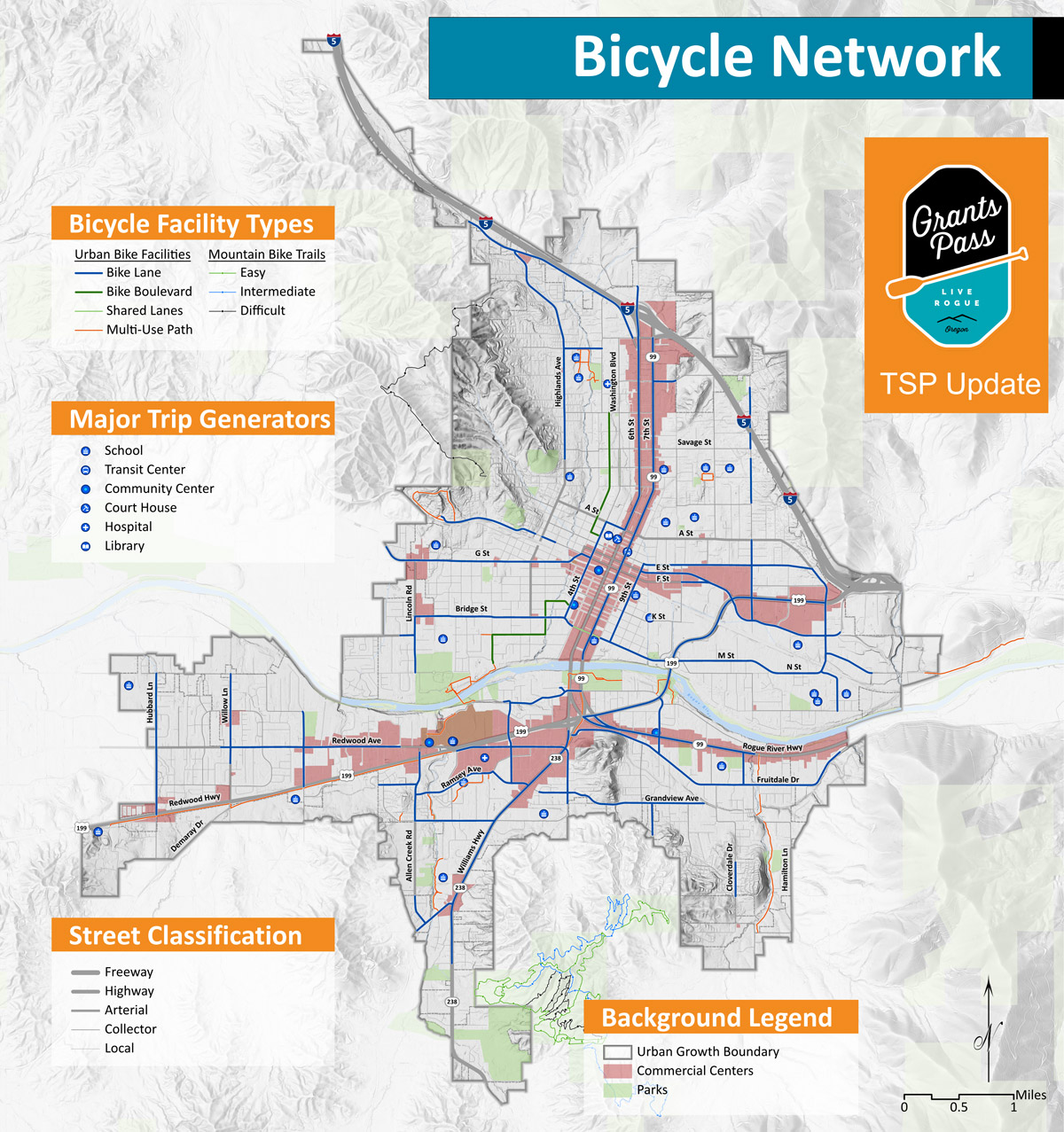 Existing Bicycle Network Map