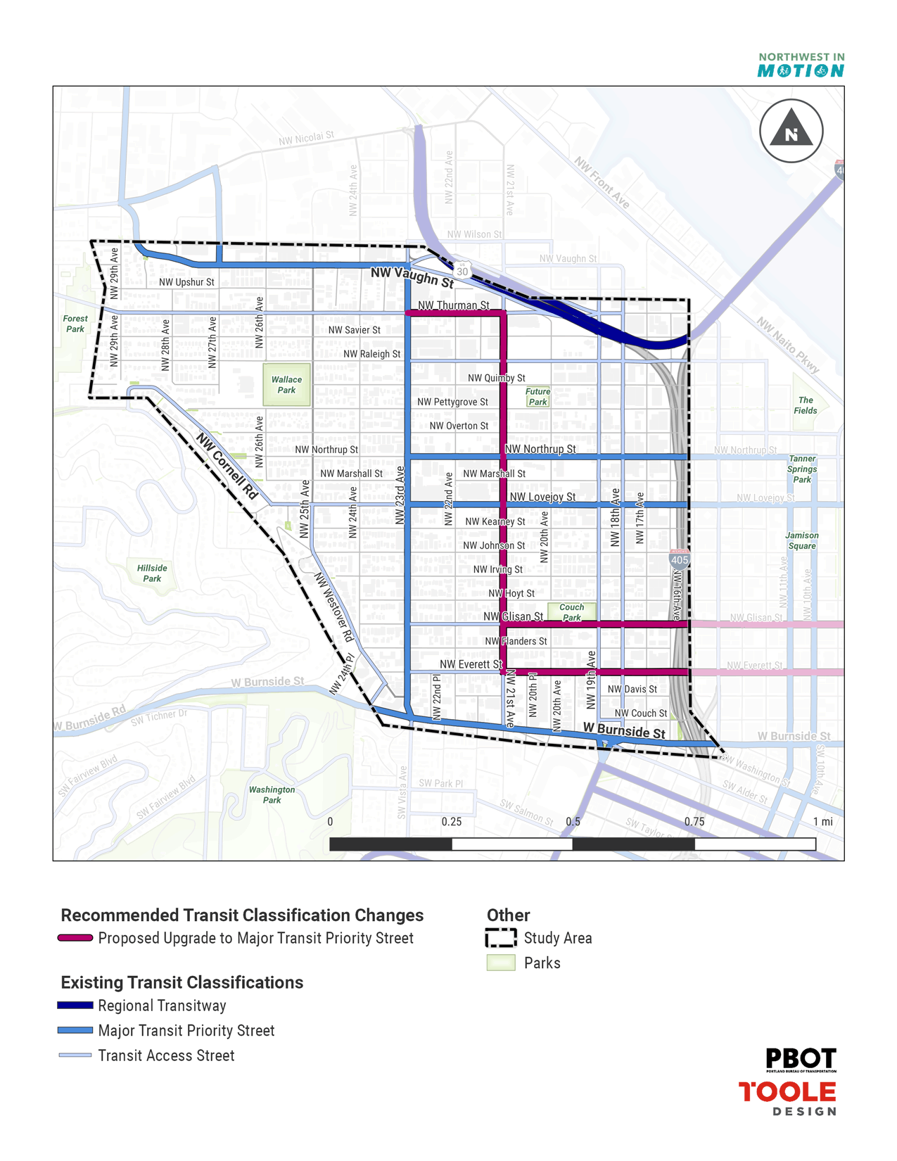 Map: Proposed transit changes