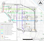 Map: Corridor Neighborhood Greenways.