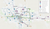 LTD System Map - LTD operates bus routes throughout the Eugene/Springfield metro area, and to nearby small towns and rural communities.