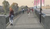  - When the project is completed, the Oak Avenue Bridge will feature a 10-foot-wide multiuse path, similar to the one seen in the drawing, which will provide more space for pedestrians, bicyclists and wheelchair users.