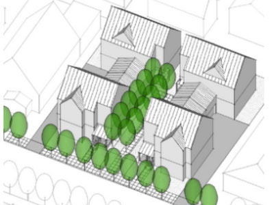 Concept C|Housing concept cottage cluster