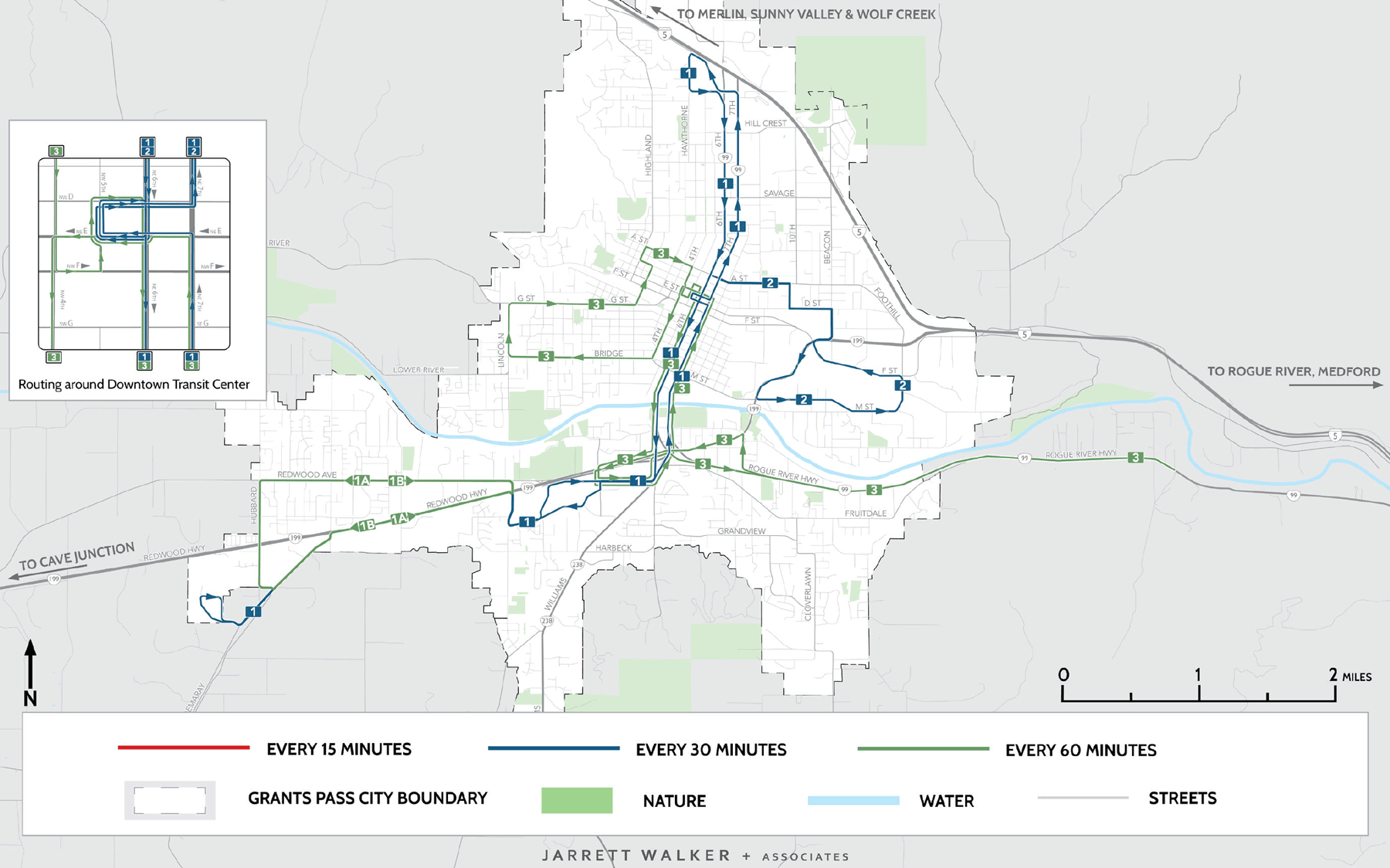 Near-Term Transit System Map