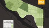Map of household income by neighborhood - 