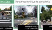 Better Crossings  -  Add and improve crossings on busy streets and near community destinations, like schools and parks.