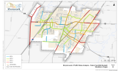 Bicycle LTS (No-Build) - LTS=Level of Traffic Stress