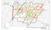 Pedestrian LTS (No-Build) - LTS = Level of Traffic Stress